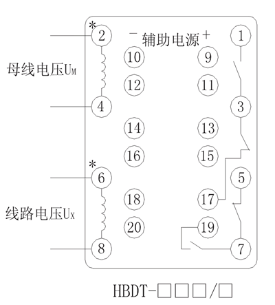 HBDT-13A/1內部接線圖
